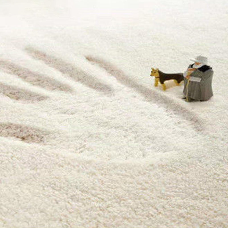 Orange Modern Area Carpet Polyester Graphic Carpet Washable Carpet for Home Decor