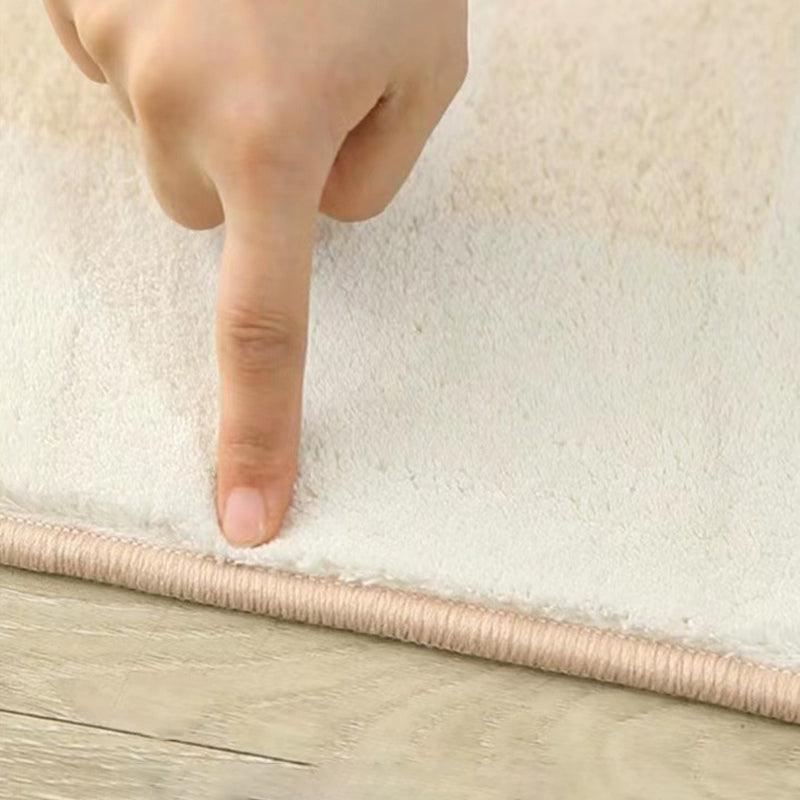 Green Modern Rug Polyester Animal Print Rug Washable Rug for Home Decor