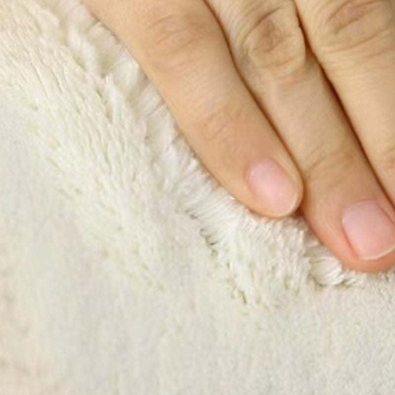 Beige Modern Rug Polyester Bird Indoor Rug Stain Resistant Rug for Living Room