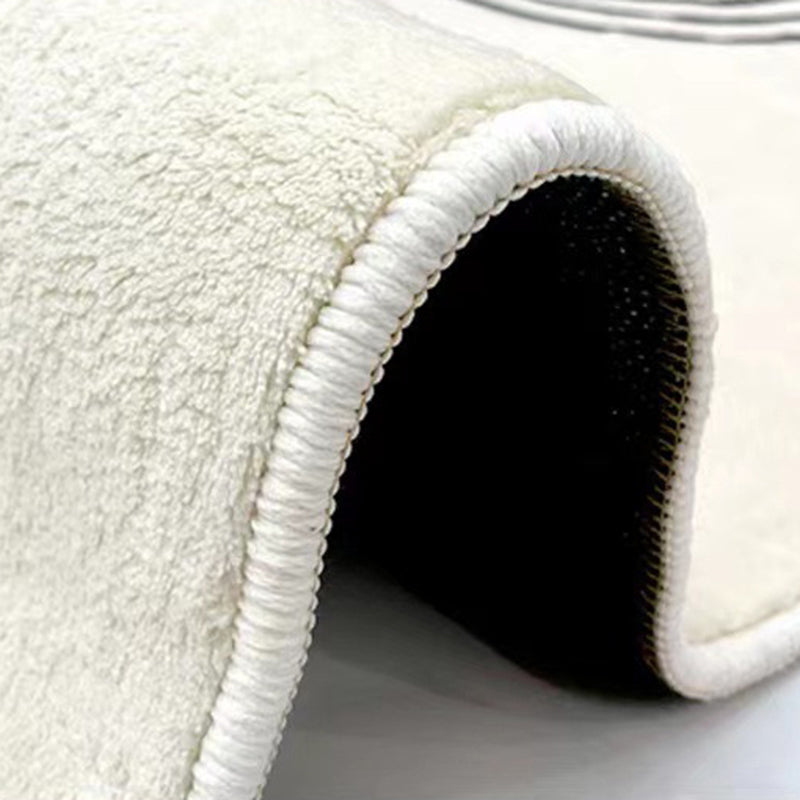 Beige Modern Rug Polyester Bird Indoor Rug Stain Resistant Rug for Living Room