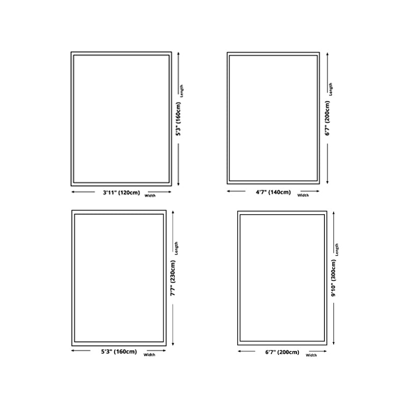 Beige Modern Rug Polyester Bird Indoor Rug Stain Resistant Rug for Living Room