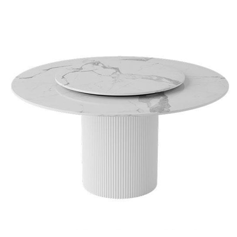 Modern 1/4/5/7 Pieces Dining Set Round Stone Dining Table for Kitchen