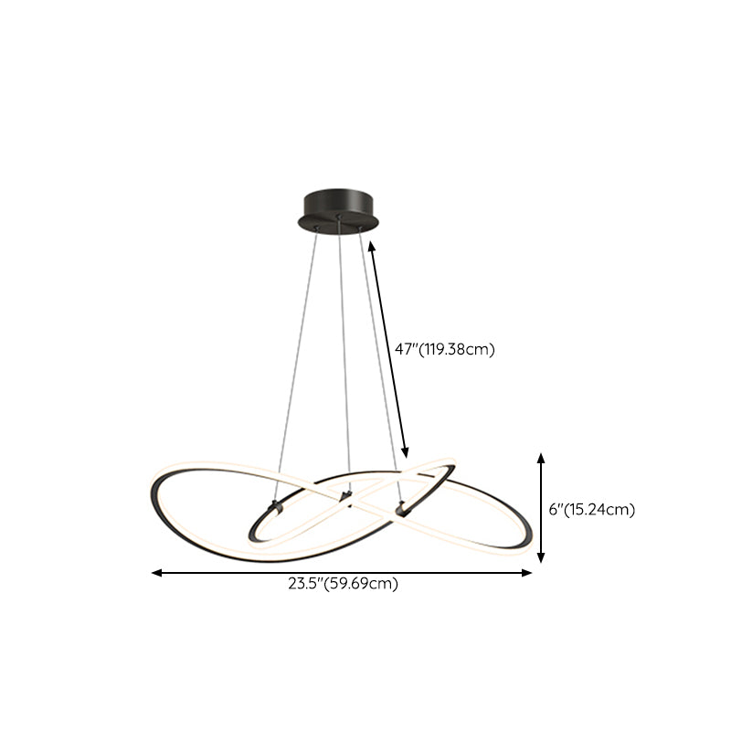 Minimalist 1 - Light Kitchen Island Lighting Aluminum Linear Ceiling Pendant Fixture