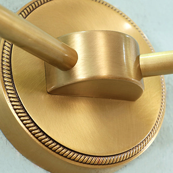 Modern Simple Copper Vanity Light Cylinder Shape Vanity Lamp for Living Room