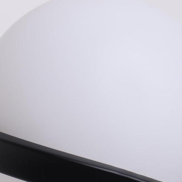 Modernism Globe Bath Vanity Lighting Metal Black/White Light for Bathroom