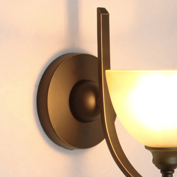 Geometric Shape Glass Vanity Sconce Light Modern Vanity Mirror Lights in Black