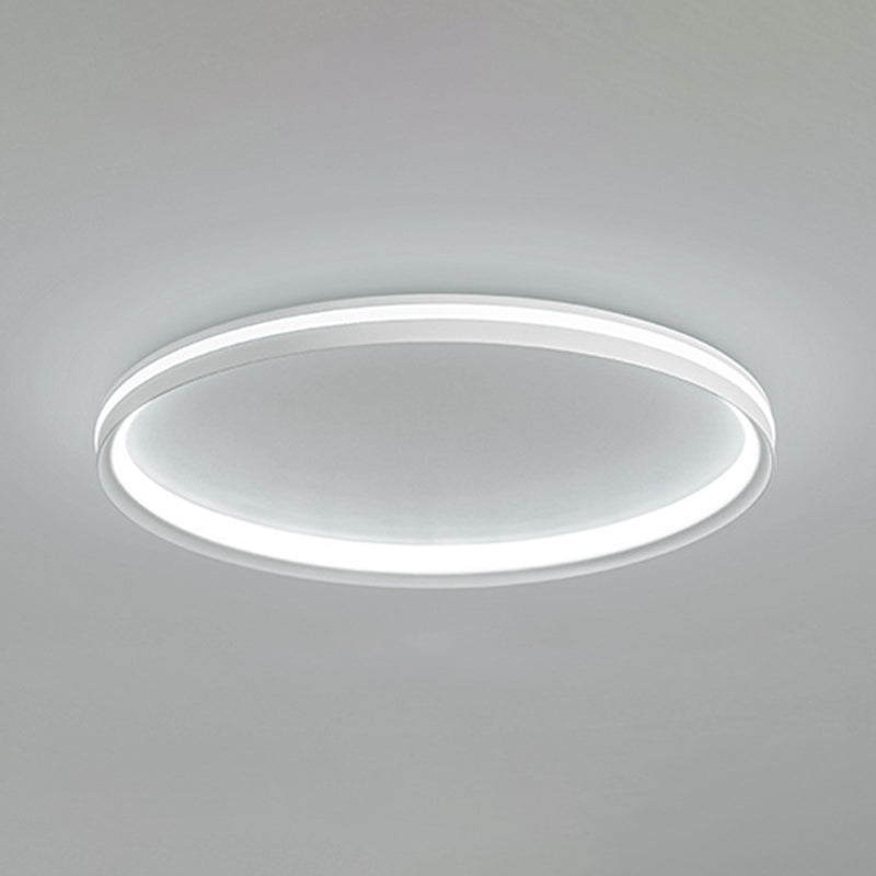 White Ceiling Light Contemporary LED Flush Mount Lighting for Home