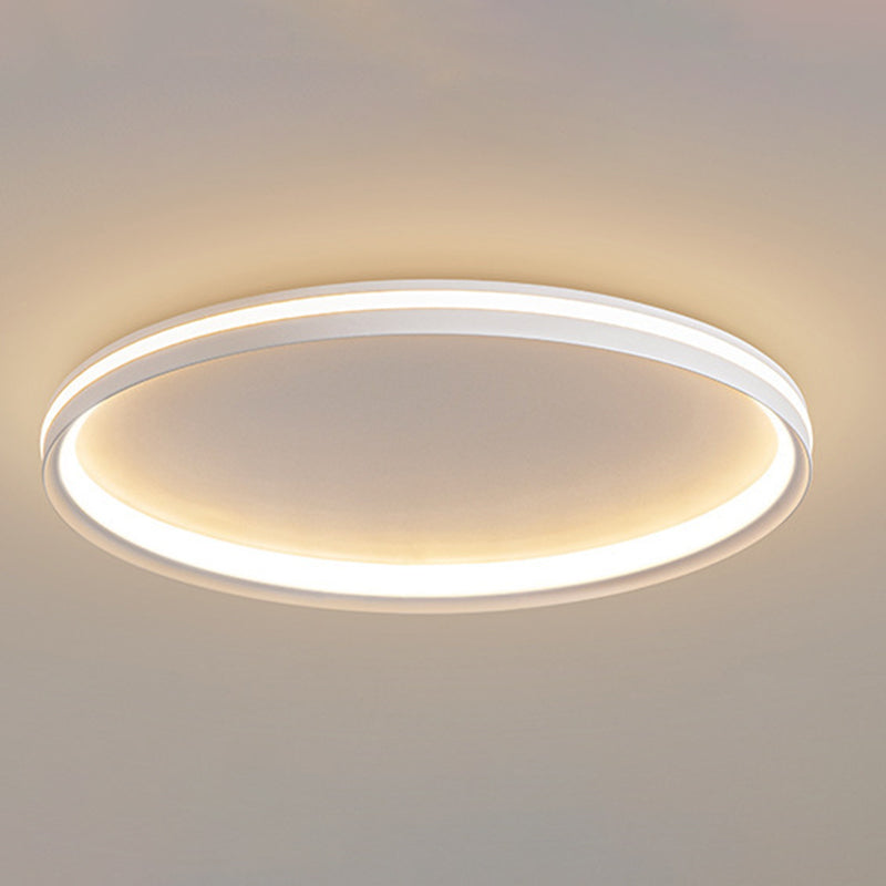 White Ceiling Light Contemporary LED Flush Mount Lighting for Home
