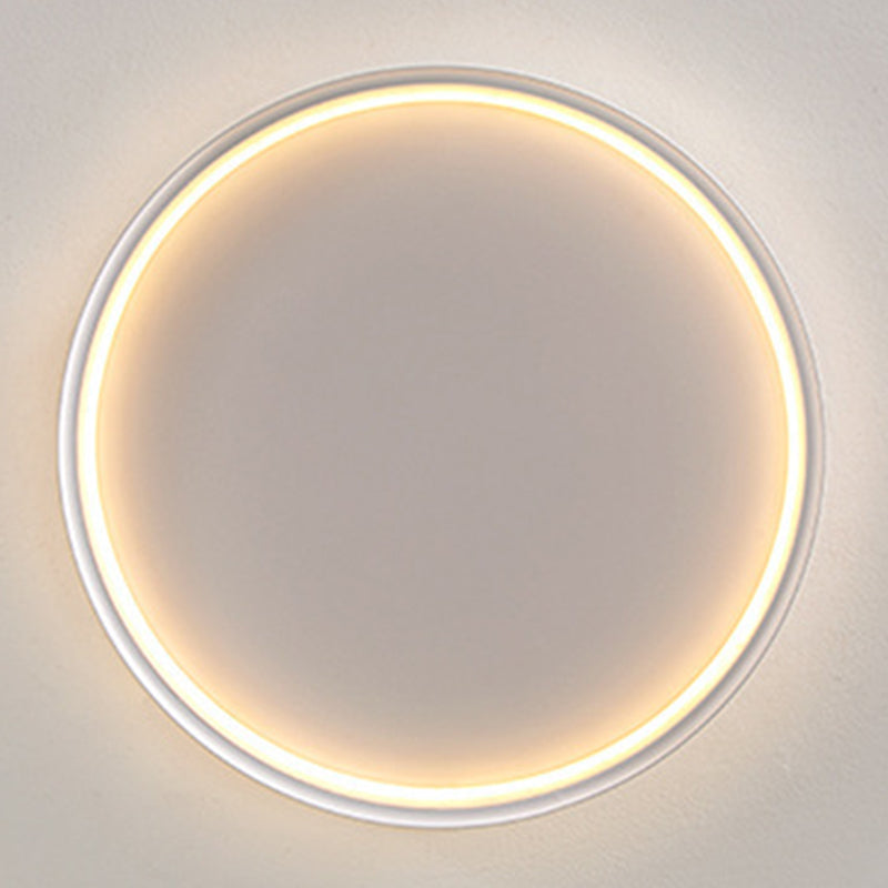 White Ceiling Light Contemporary LED Flush Mount Lighting for Home