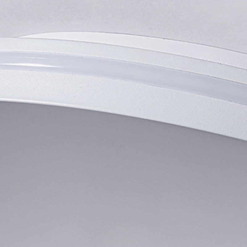 White Ceiling Light Contemporary LED Flush Mount Lighting for Home