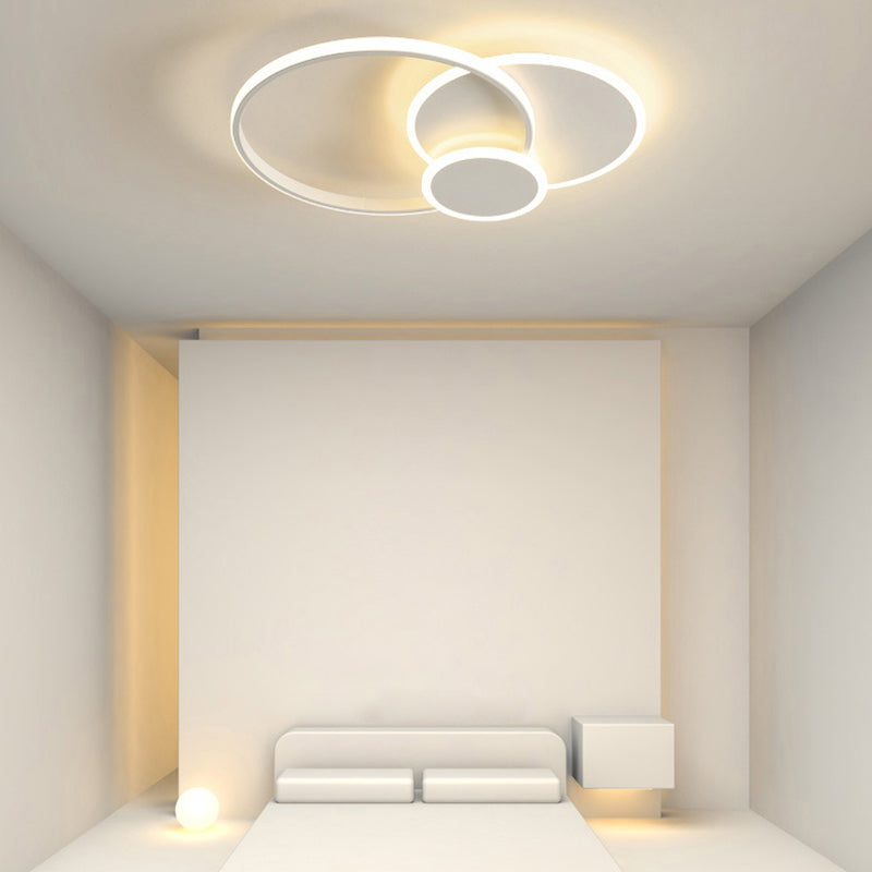 White LED Acrylic Ceiling Light Modernism Flush Mount Lighting for Hallway