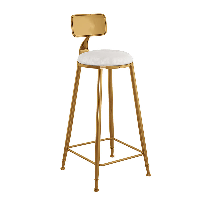 Glam 1/3 Pieces Bar Table Set Rectangle Stone Counter Table with Stools for Cafe