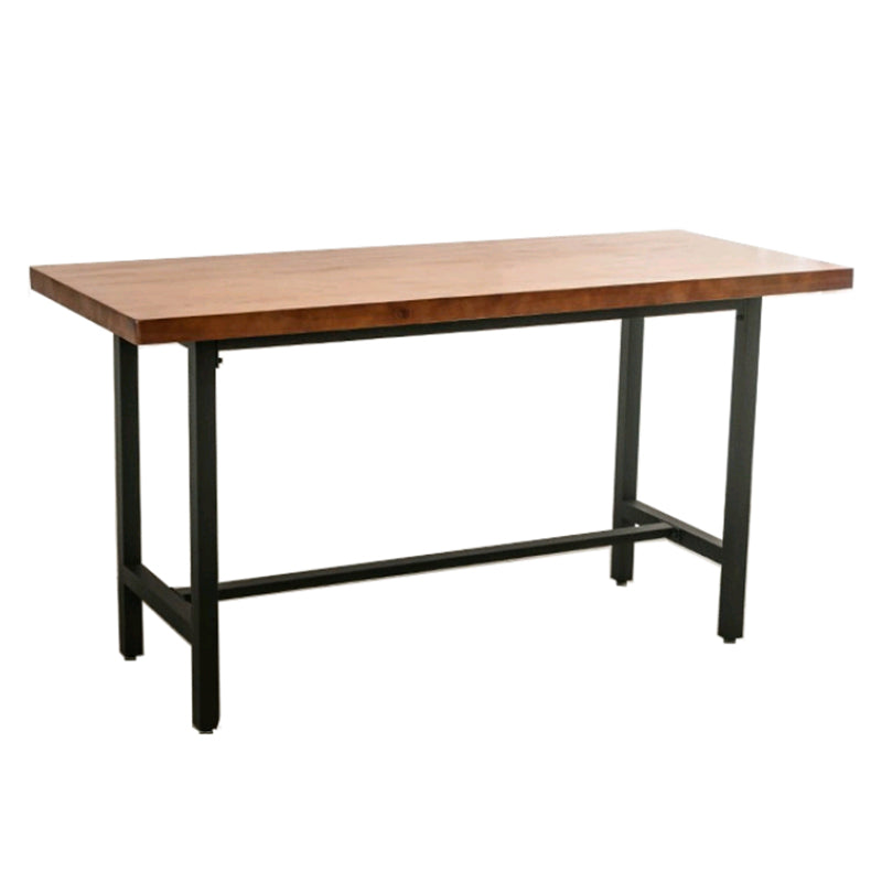 Solid Wood Bar Pub Table Set Industrial 1/9 Pieces Table and Stool Set