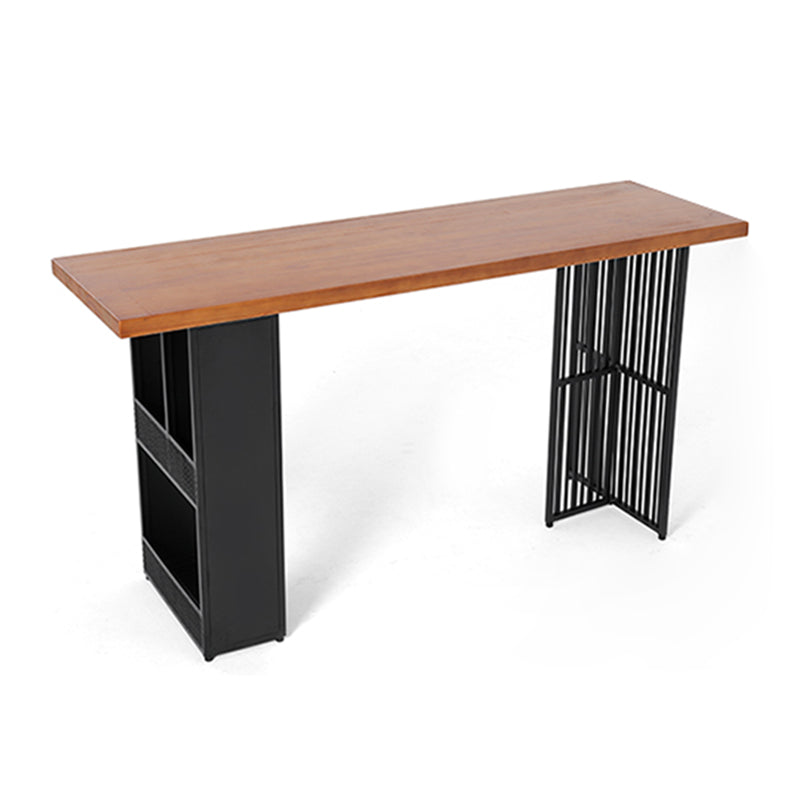 1/7 Pieces Counter Height Set Rectangular Industrial Bar Stool and Table Set