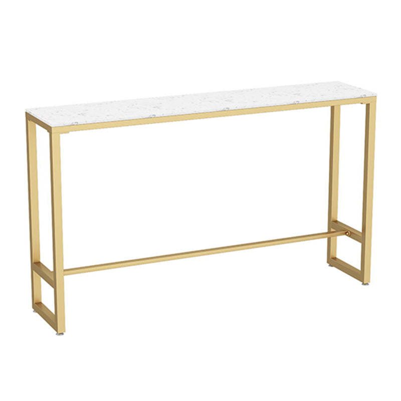 Faux Marble Bar Stool and Table Set 1/4 Pieces Counter Height Set