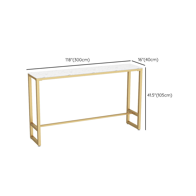Faux Marble Bar Stool and Table Set 1/4 Pieces Counter Height Set