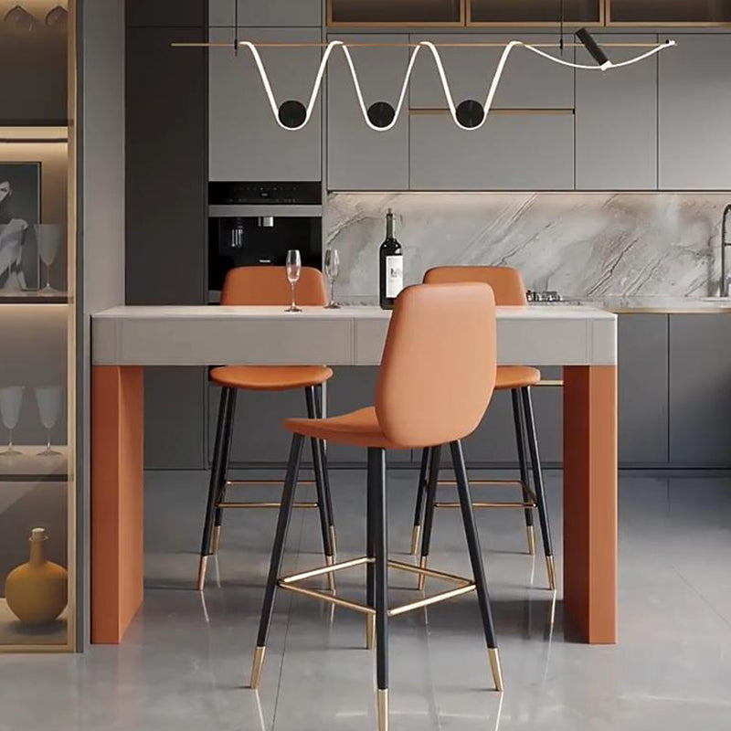 1/3/4 Pieces Bar Stool and Table Set Rectangular Pub Table Set