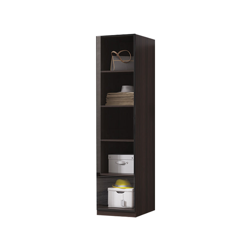Hinged Storage Cabinet with Shelves Modern Wardrobe Closet for Home