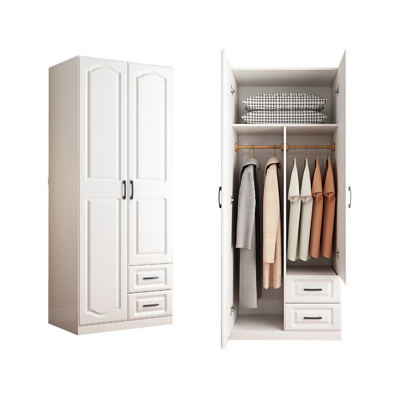 Hinged Engineered Wood Wardrobe Closet Modern Wardrobe Cabinet