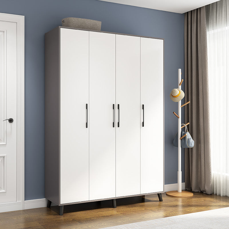 Hinged Engineered Wood Wardrobe Closet Modern Wardrobe Cabinet