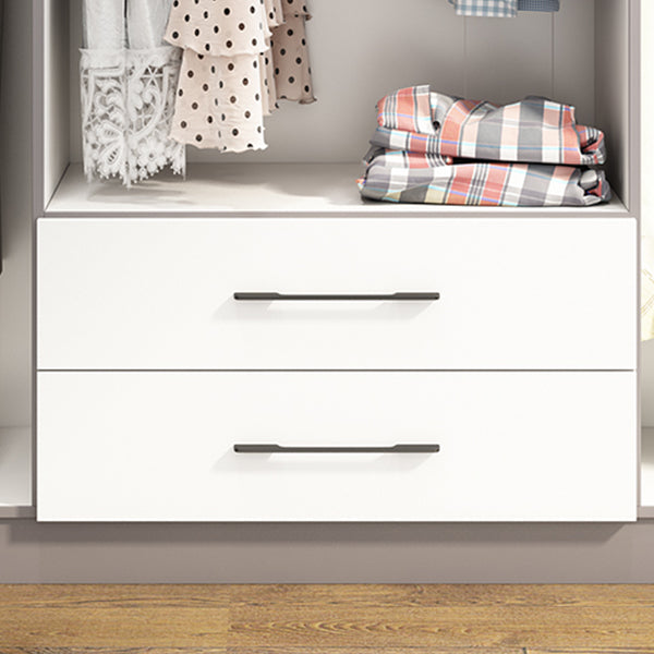 Hinged Engineered Wood Wardrobe Closet Modern Wardrobe Cabinet