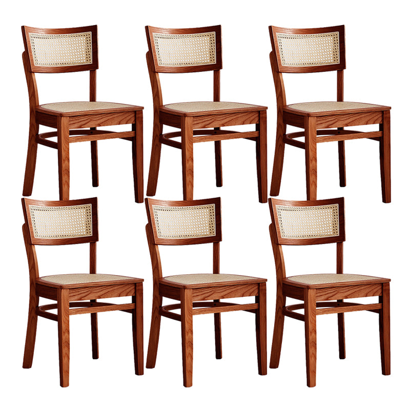 Modern Style Low Back Barstool Wooden Counter Bar Stool with Wood Legs