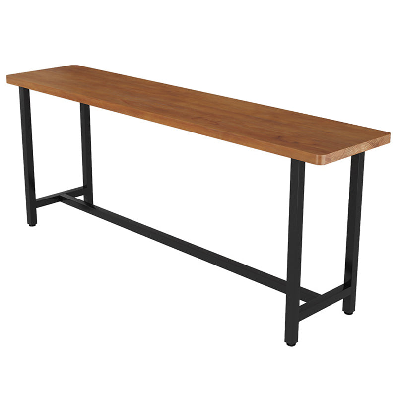 1/9 Pieces Bar Stool and Table Set Rectangular Pub Table Set