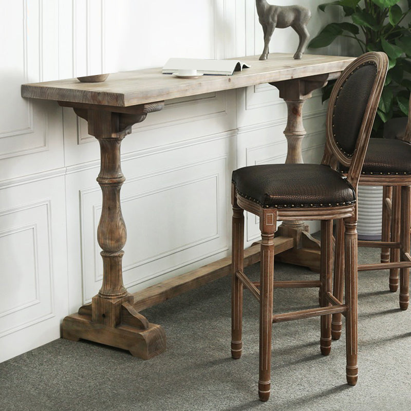 1/3/4 Pieces Bar Stool and Table Set Rectangular Pub Table Set for Home