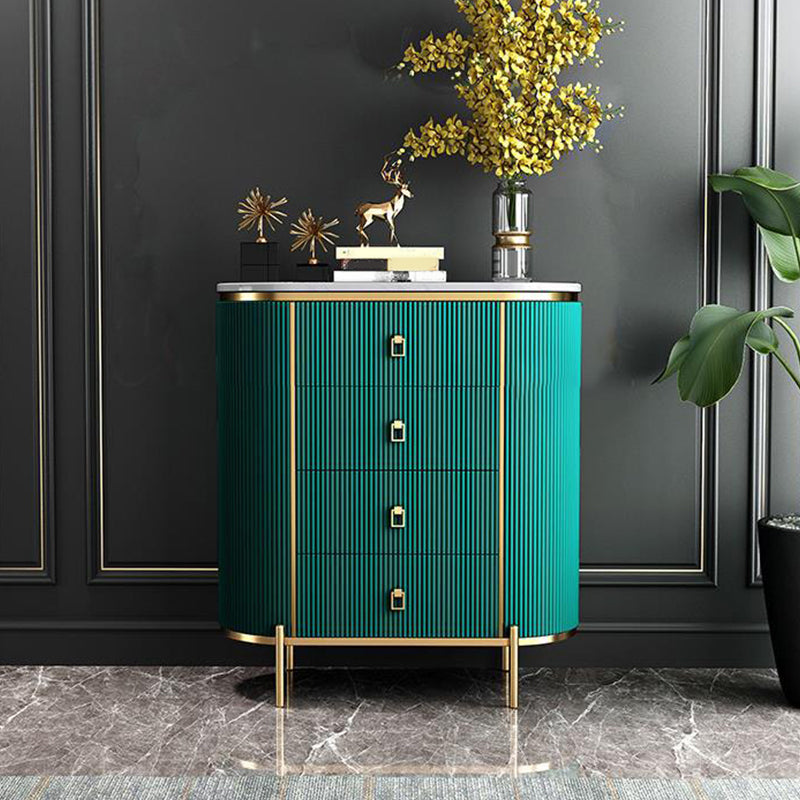 Classic Glam Vertical Lingerie Chest Stone Storage Chest for Bedroom