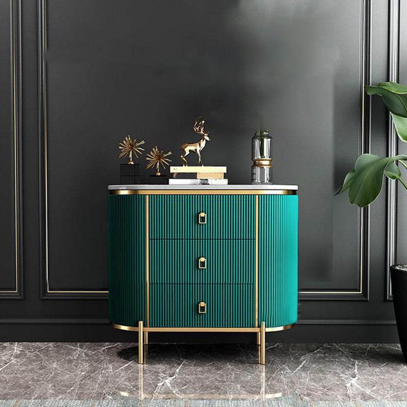 Classic Glam Vertical Lingerie Chest Stone Storage Chest for Bedroom