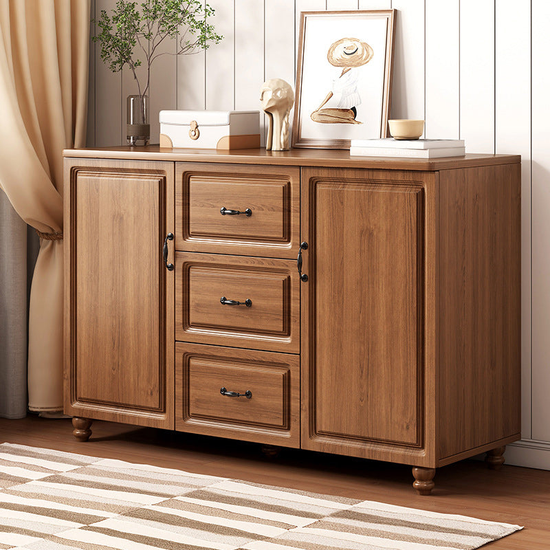 American Traditional Combo Dresser Wood Storage Chest with Drawers for Bedroom