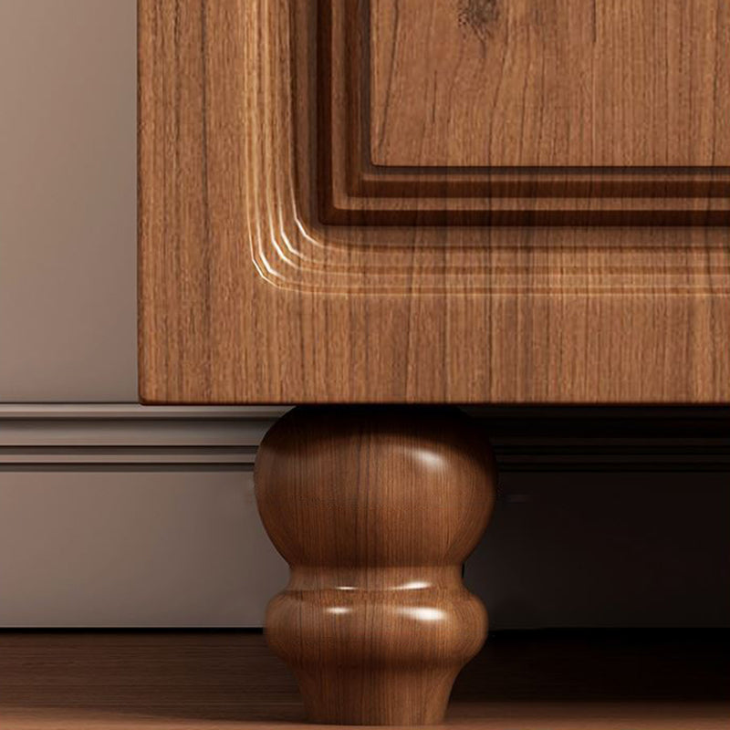 American Traditional Combo Dresser Wood Storage Chest with Drawers for Bedroom