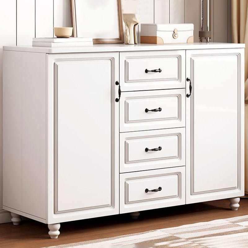 American Traditional Combo Dresser Wood Storage Chest with Drawers for Bedroom