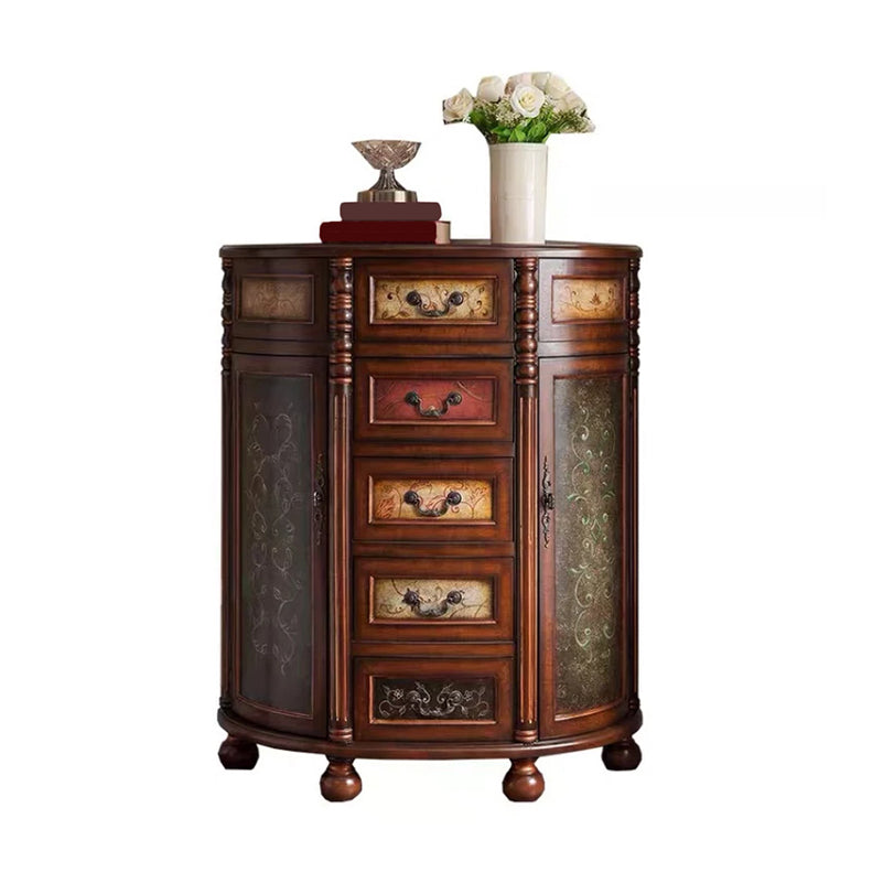 Traditional Storage Chest Dresser Solid Wood Dresser with 3/4/5 Drawers