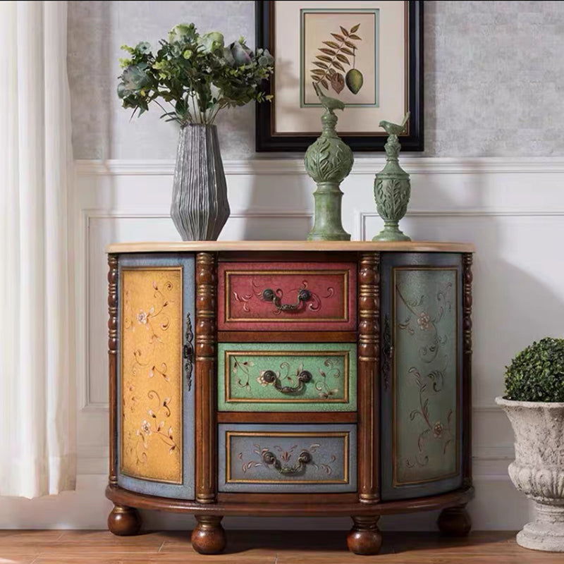 Traditional Storage Chest Dresser Solid Wood Dresser with 3/4/5 Drawers