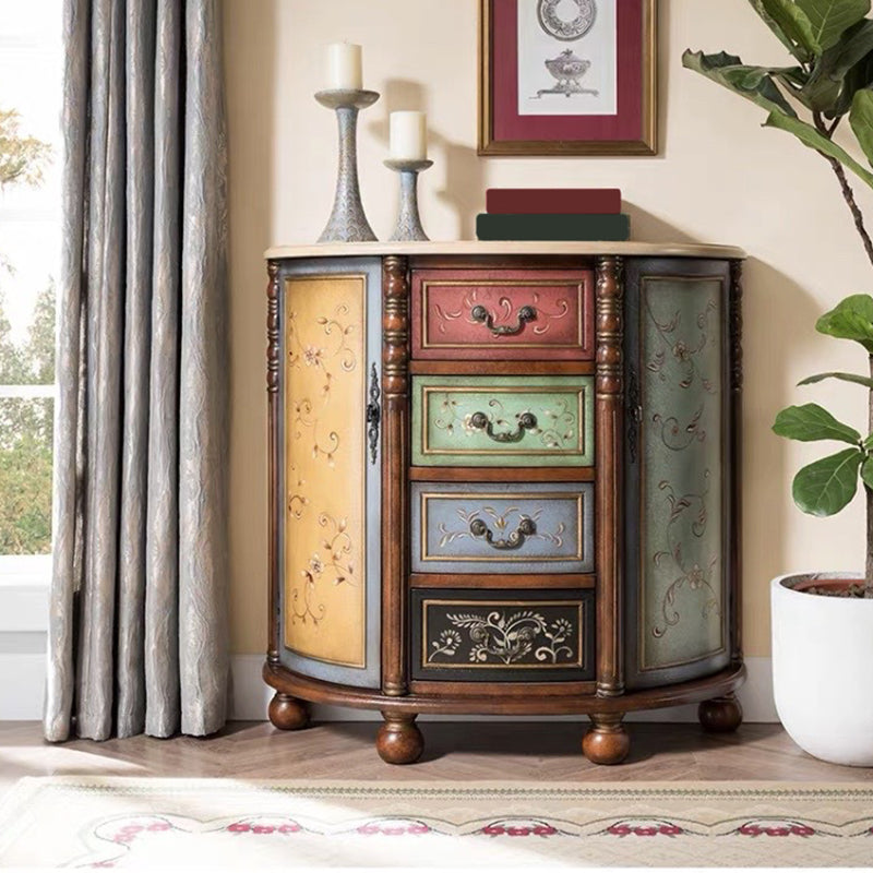 Traditional Storage Chest Dresser Solid Wood Dresser with 3/4/5 Drawers