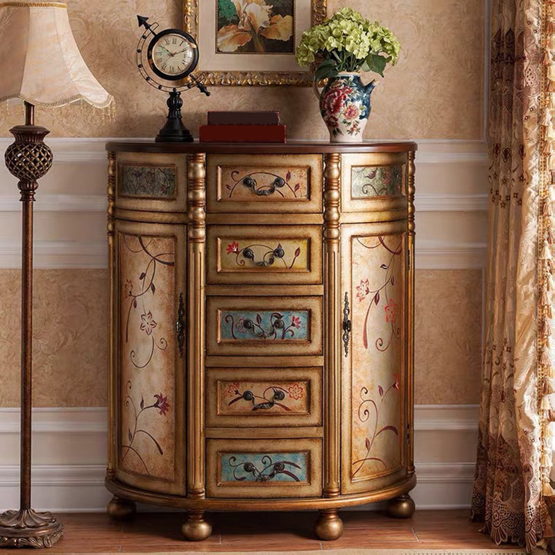 Traditional Storage Chest Dresser Solid Wood Dresser with 3/4/5 Drawers