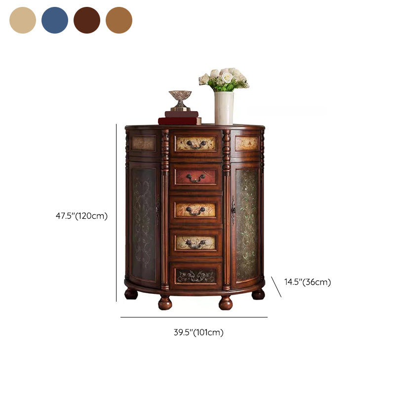 Traditional Storage Chest Dresser Solid Wood Dresser with 3/4/5 Drawers