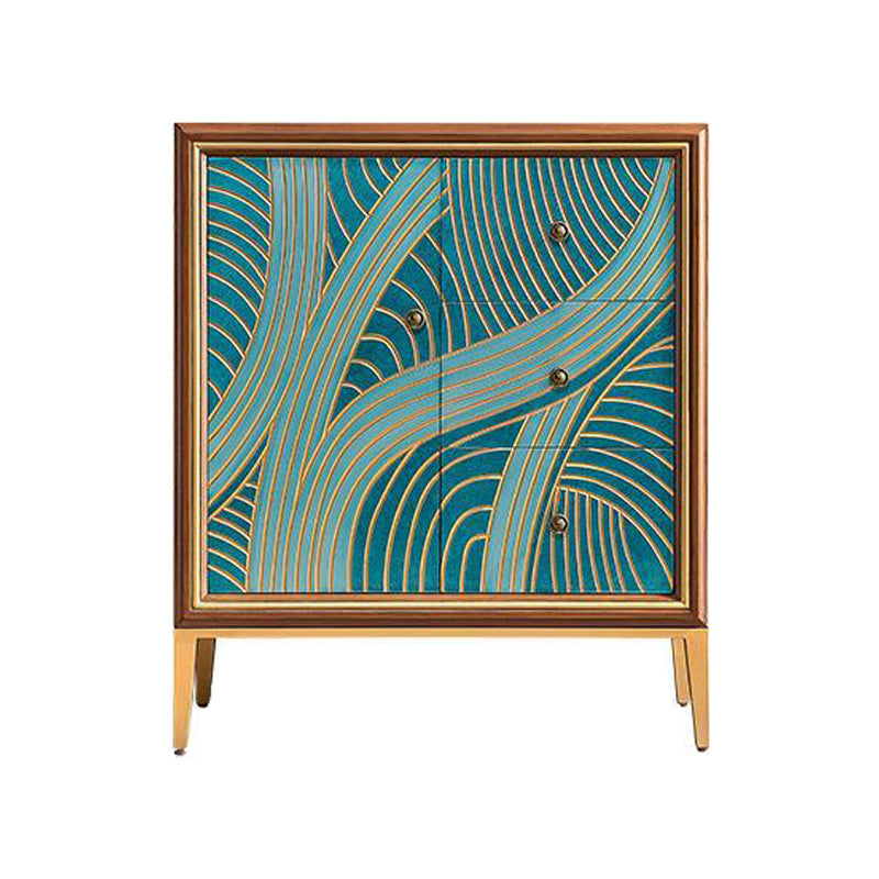 Classic Glam Lingerie Chest Wood Storage Chest with Drawers for Bedroom