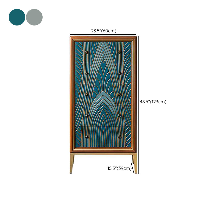 Classic Glam Lingerie Chest Wood Storage Chest with Drawers for Bedroom