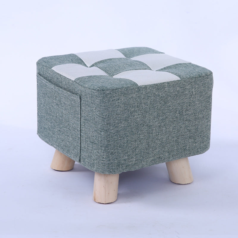 Red Modern Standard Plaid Pattern Trea Resistant for Living Room