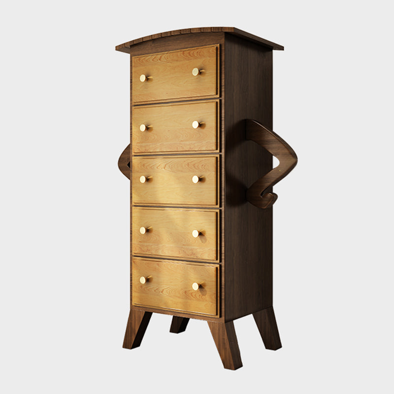 American Traditional Lingerie Chest Solid Wood Storage Chest for Bedroom