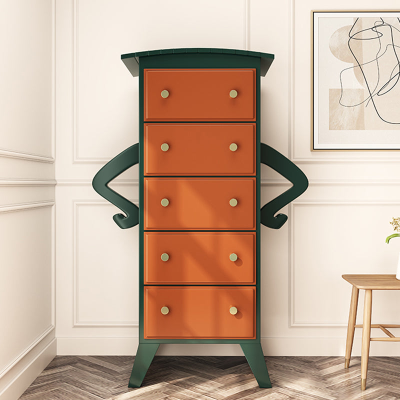 American Traditional Lingerie Chest Solid Wood Storage Chest for Bedroom