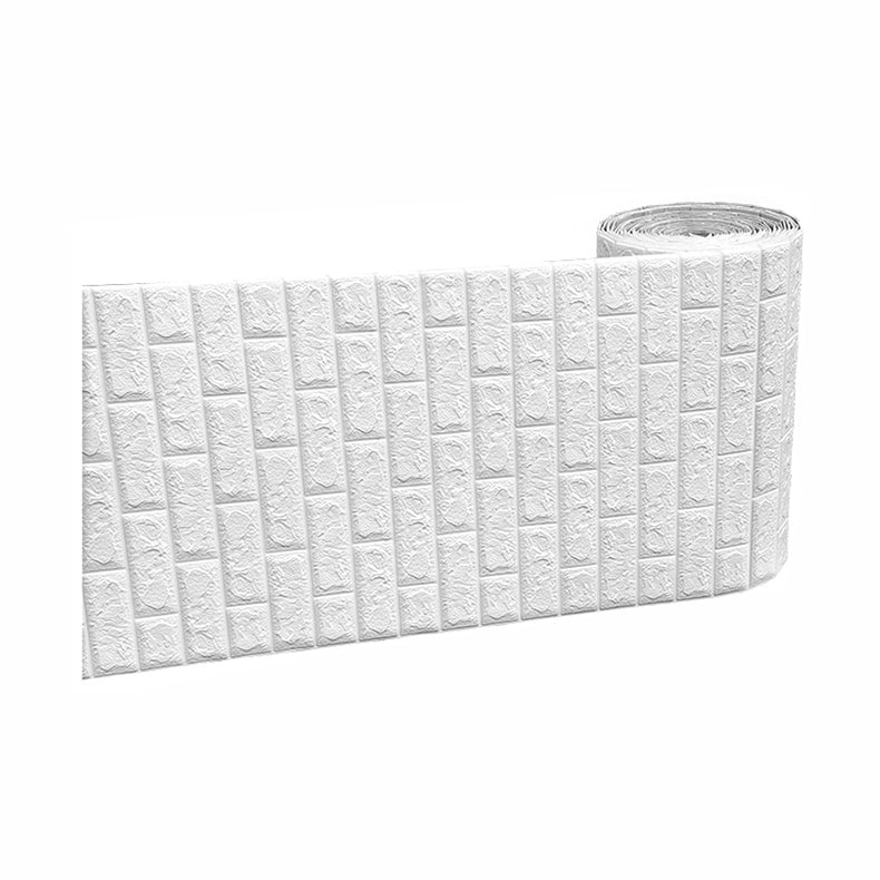 Modern Pearl Wainscoting Water Proof PVC Wall Access Panel Peel and Stick Wall Tile
