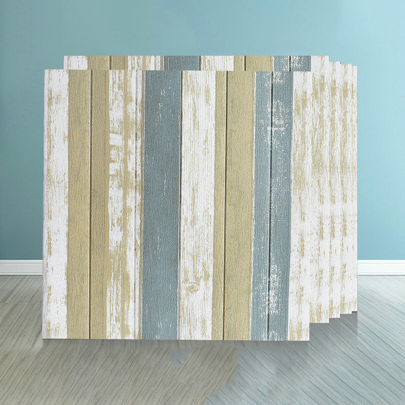 Farmhouse Wall Plank 3D Brick Bedroom and Living Room Wall Panels Set of 10