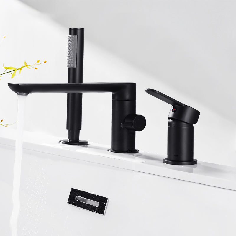 Bathroom Faucet Rod Handle Temperature Control Bathtub Faucet