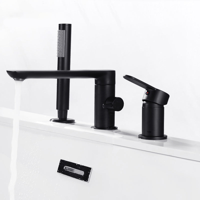 Bathroom Faucet Rod Handle Temperature Control Bathtub Faucet