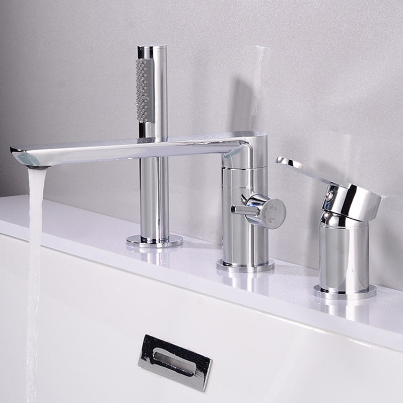 Bathroom Faucet Rod Handle Temperature Control Bathtub Faucet