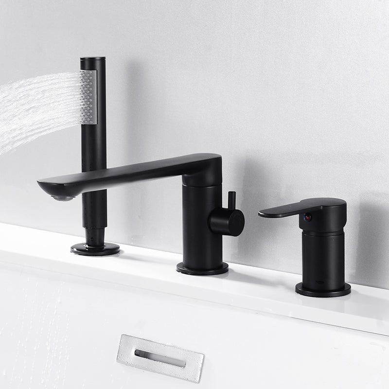 Bathroom Faucet Rod Handle Temperature Control Bathtub Faucet
