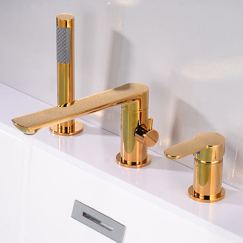 Bathroom Faucet Rod Handle Temperature Control Bathtub Faucet
